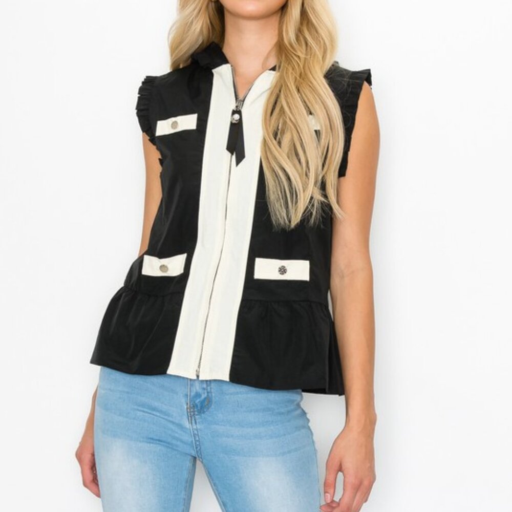Light Weight Vest with Hoodie